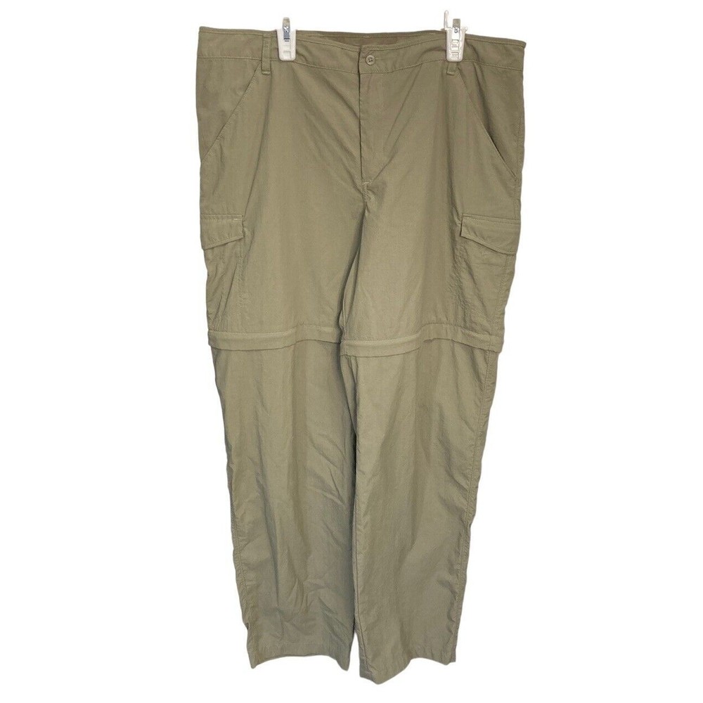 Columbia PFG Omni-Shade Convertible Pants Size Large Hiking Outdoor Nylon Fishin